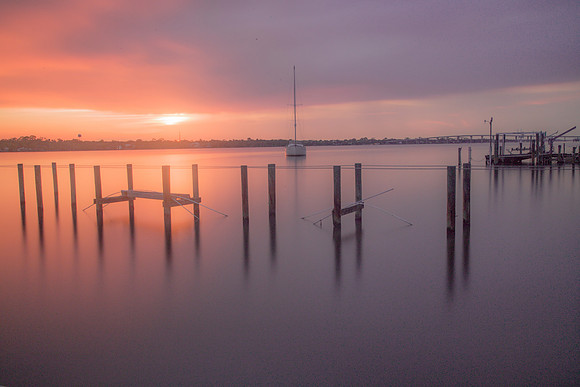 Broken Dock and Boat