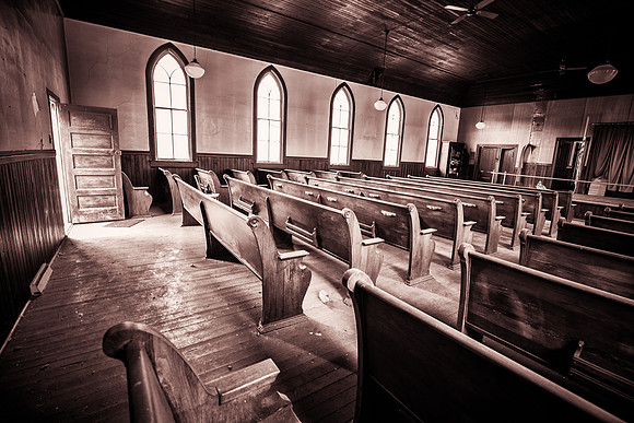 Inside Empty Church