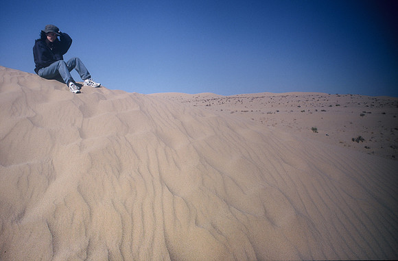 Woman on Sand dune