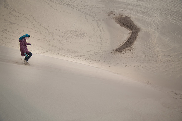 Girl on Sand Dune